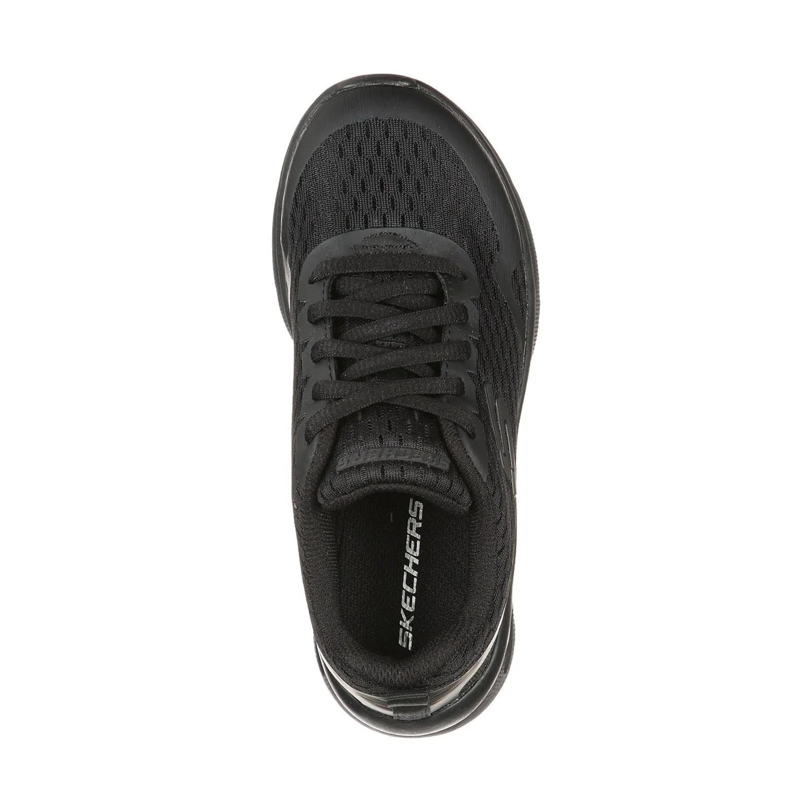 Skechers Microspec Max Polyester Boys's Black Textile & Trim Trainers