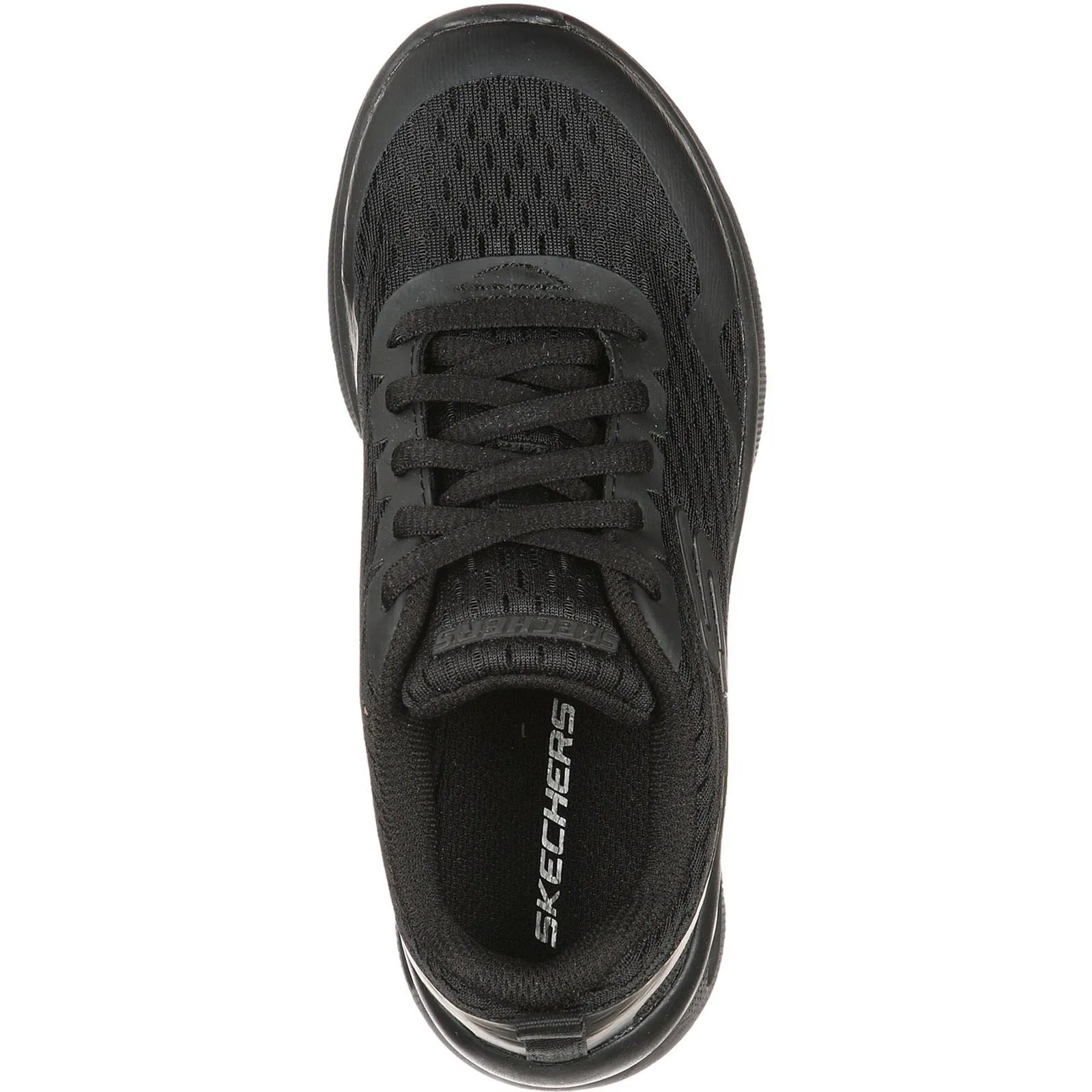 Skechers Microspec Max Polyester Boys's Black Textile & Trim Trainers