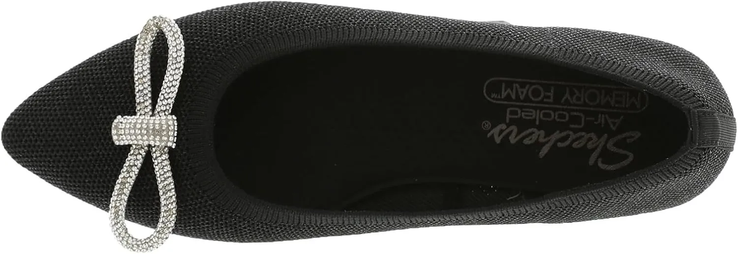 Skechers Women's Cleo Point-Glizty Haze Ballet Flat