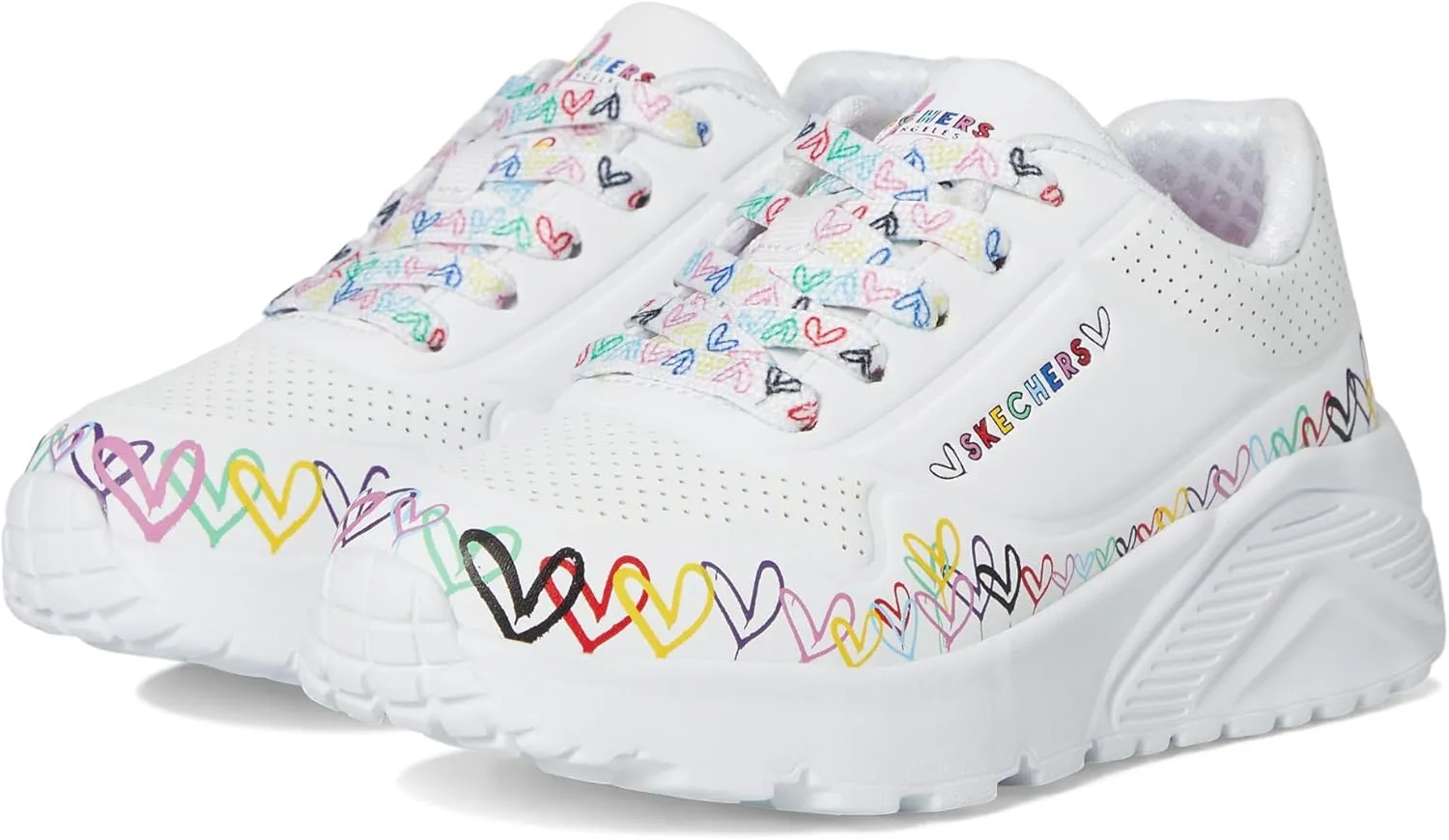 SKECHERS Women's Uno Lite 314089l (Little Big Kid) Sneaker