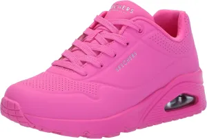 Skechers Women's Uno-Stand on Air Sneaker, Hot Pink, 9.5