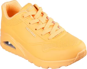 Skechers Women's Uno-Stand on Air Sneaker, Orange, 6