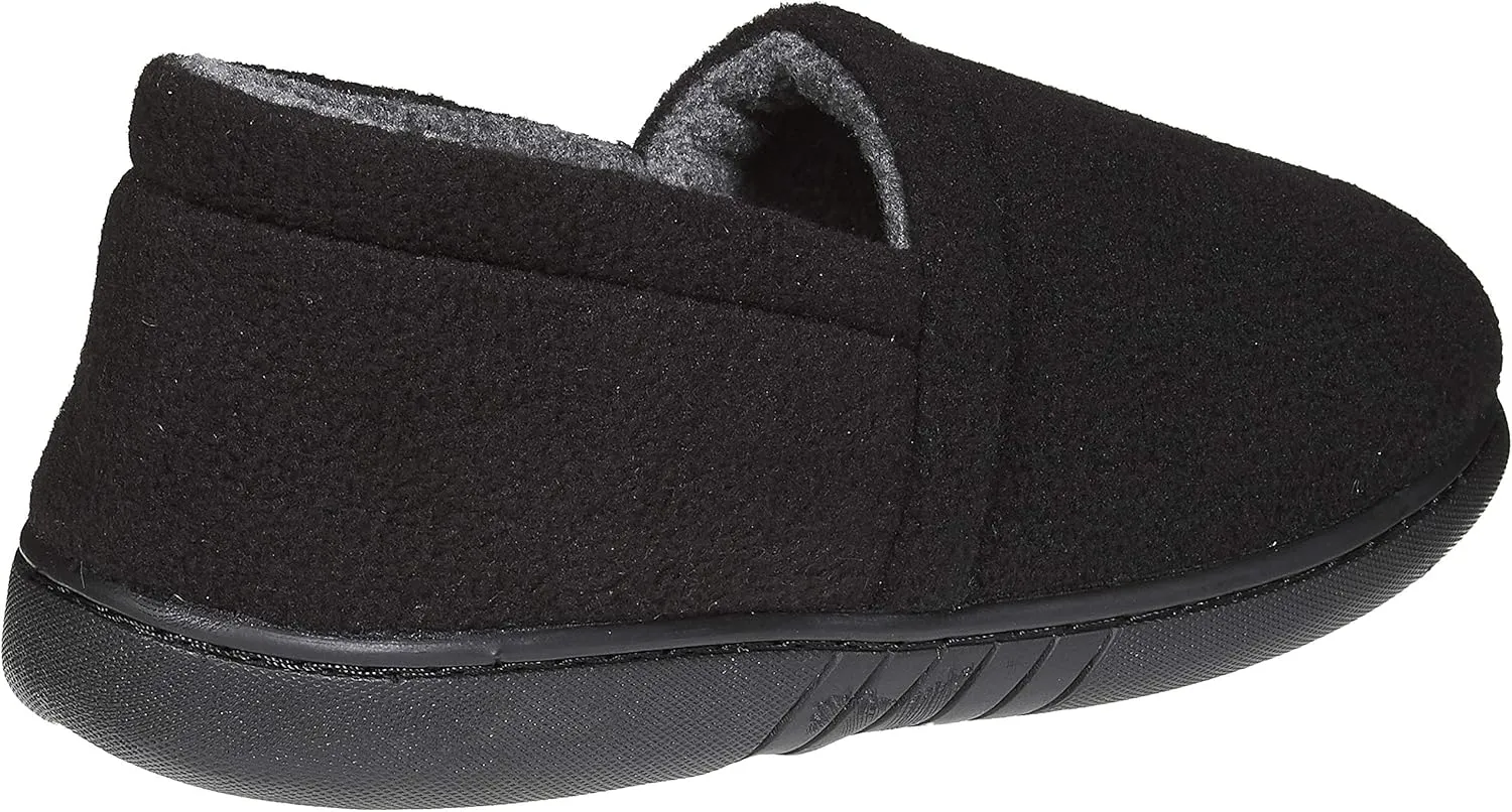 Skysole Fleece Slippers for Boys, Soft Kids Slippers with Closed Back