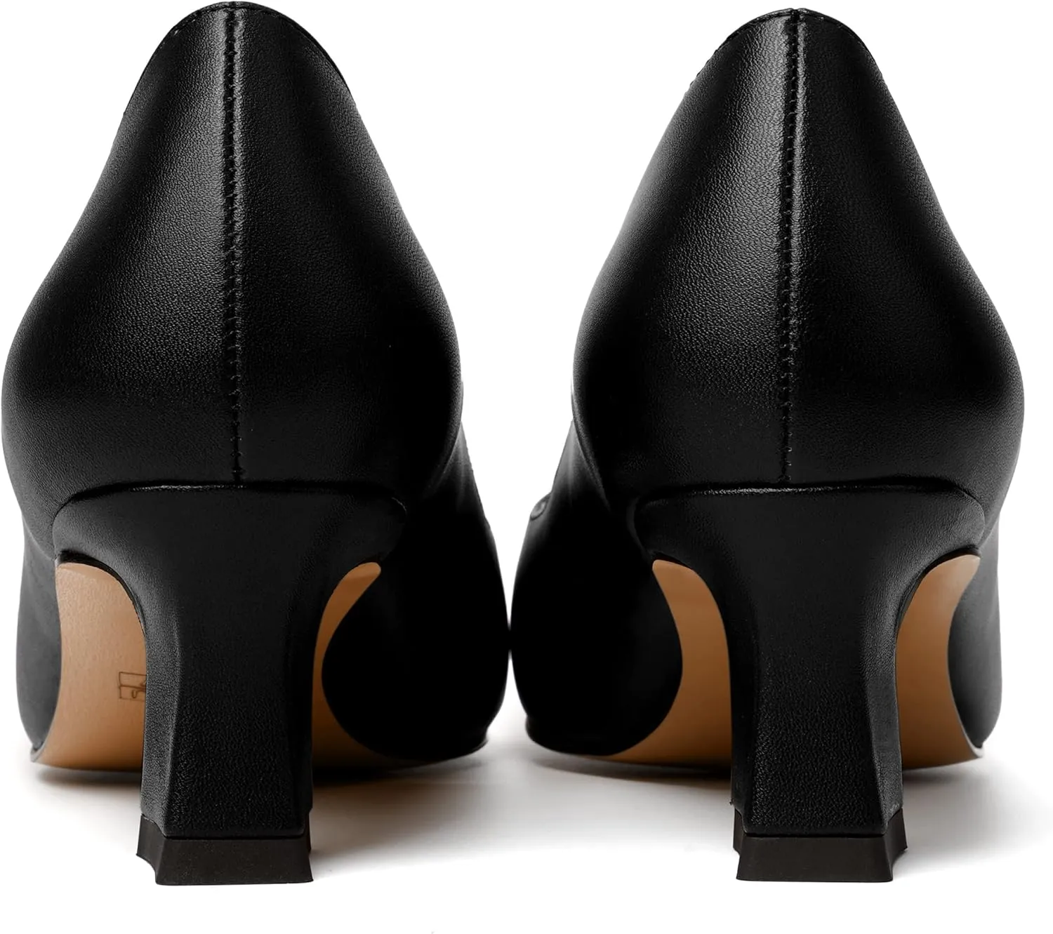SKYSTERRY Womens Evening Slip On Fashion Pointed Toe Matte Spool Low Heel Pumps Shoes 2 Inch