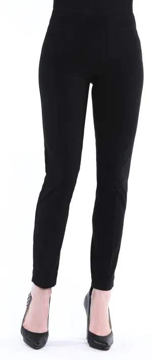 SLIM-SATION Women's Wide Band Ankle Pant Pull-on Pant with Tummy Control