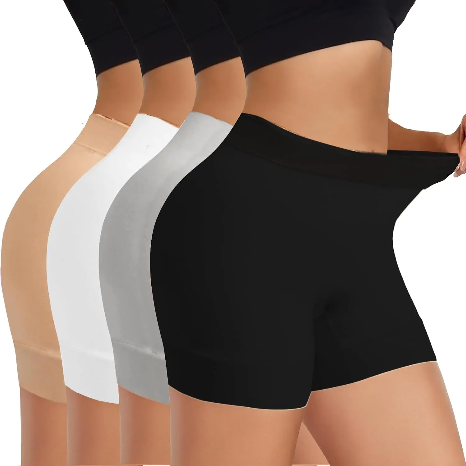 Slip Shorts for Women Under Dresses, Seamless Anti Chafing Shorts Summer, Biker Shorts for Women