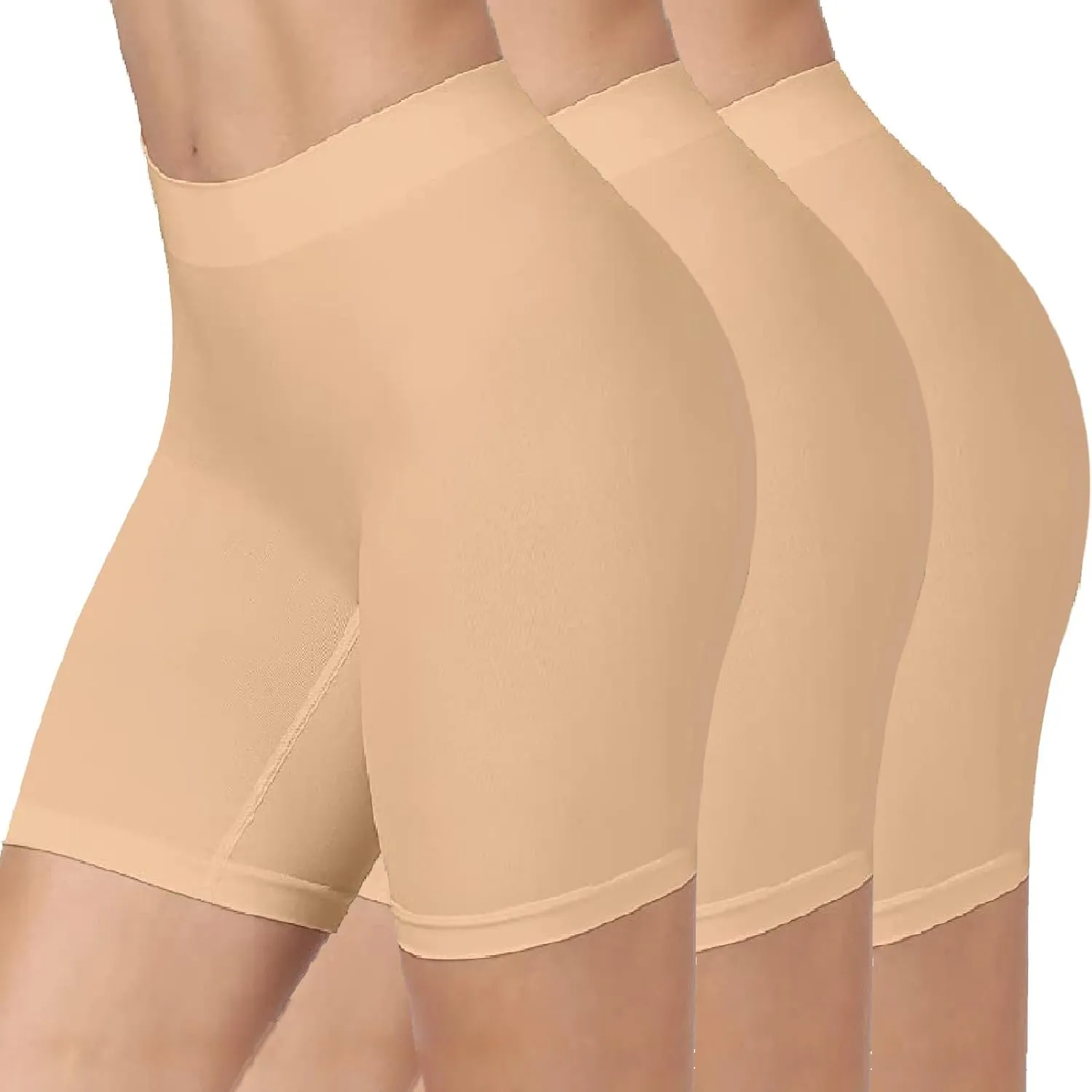 Slip Shorts for Women Under Dresses, Seamless Anti Chafing Shorts Summer, Biker Shorts for Women