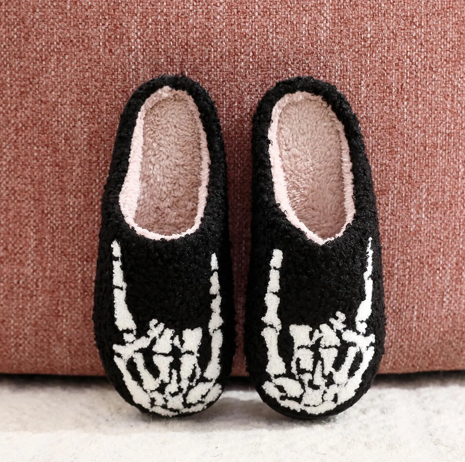 Slippers for Women Men Fuzzy Memory Foam Slipper Fluffy Winter Soft Warm Slip On House Shoes