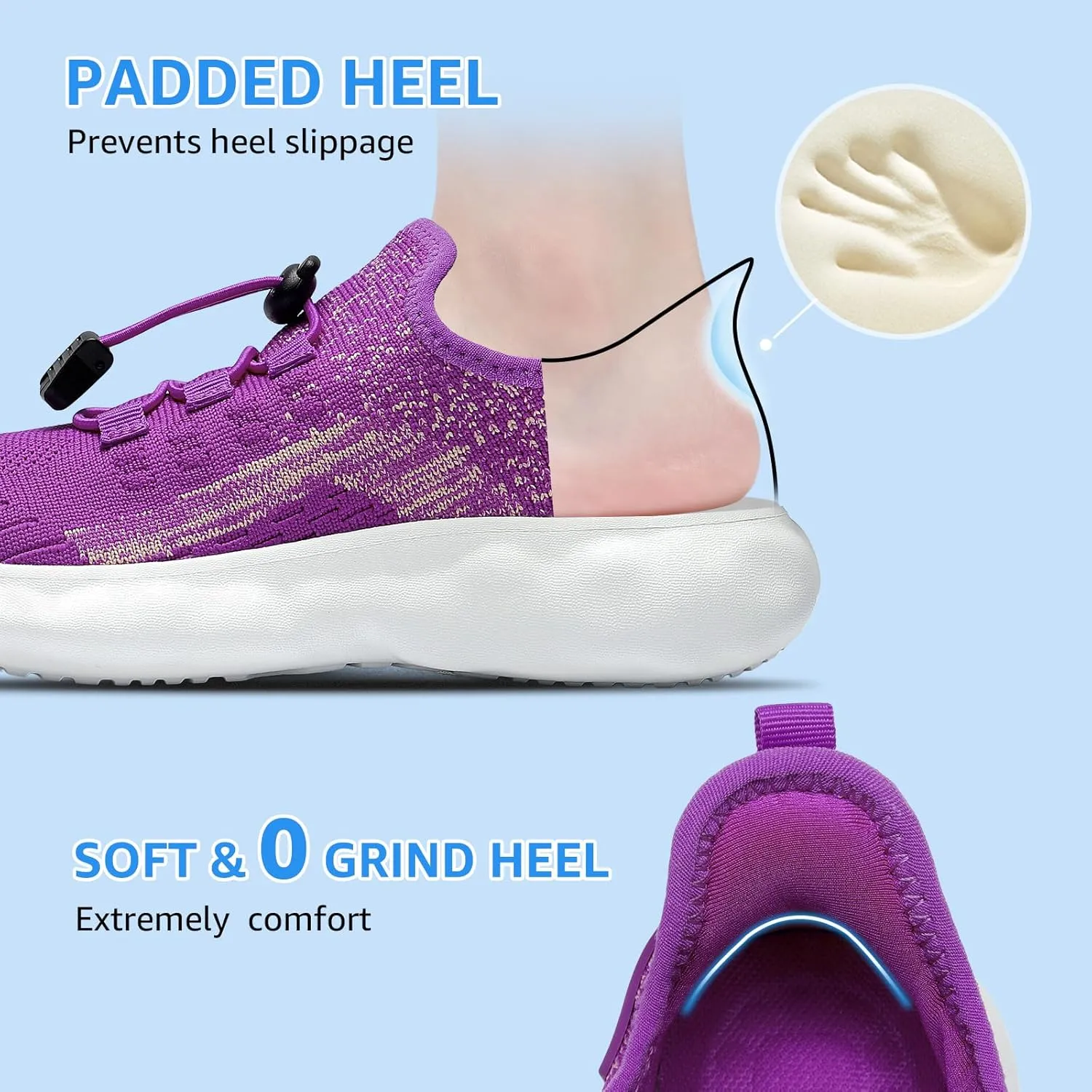 Sneakers for Boys Slip on Sneakers Girls School Tennis Gym Athletic