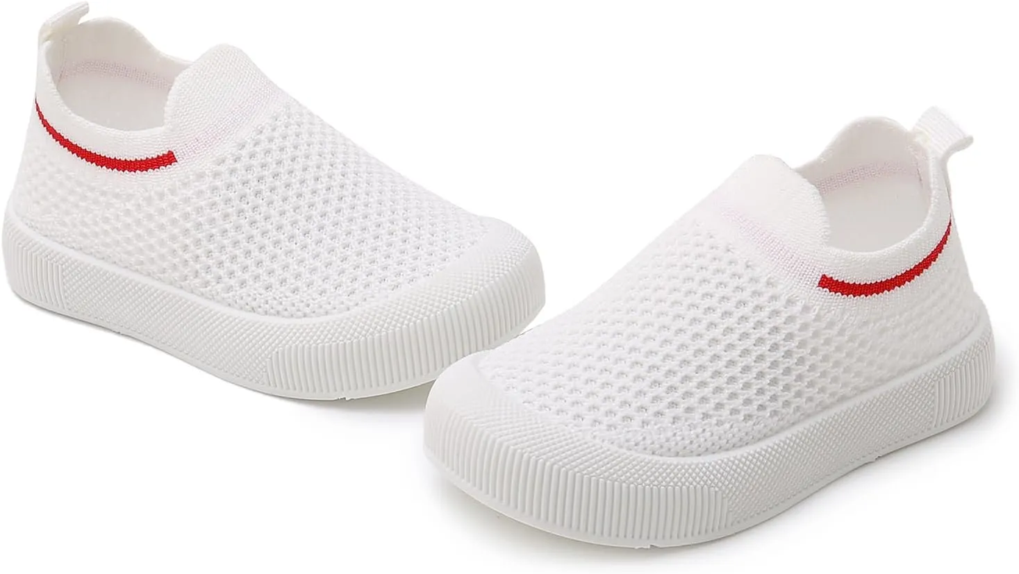 SOFMUO Baby Boys Girls Toddler Sneakers Kids Lightweight Knit Walking Shoes Mesh Breathable Tennis Trainers Shoe 1-3 Yrs…