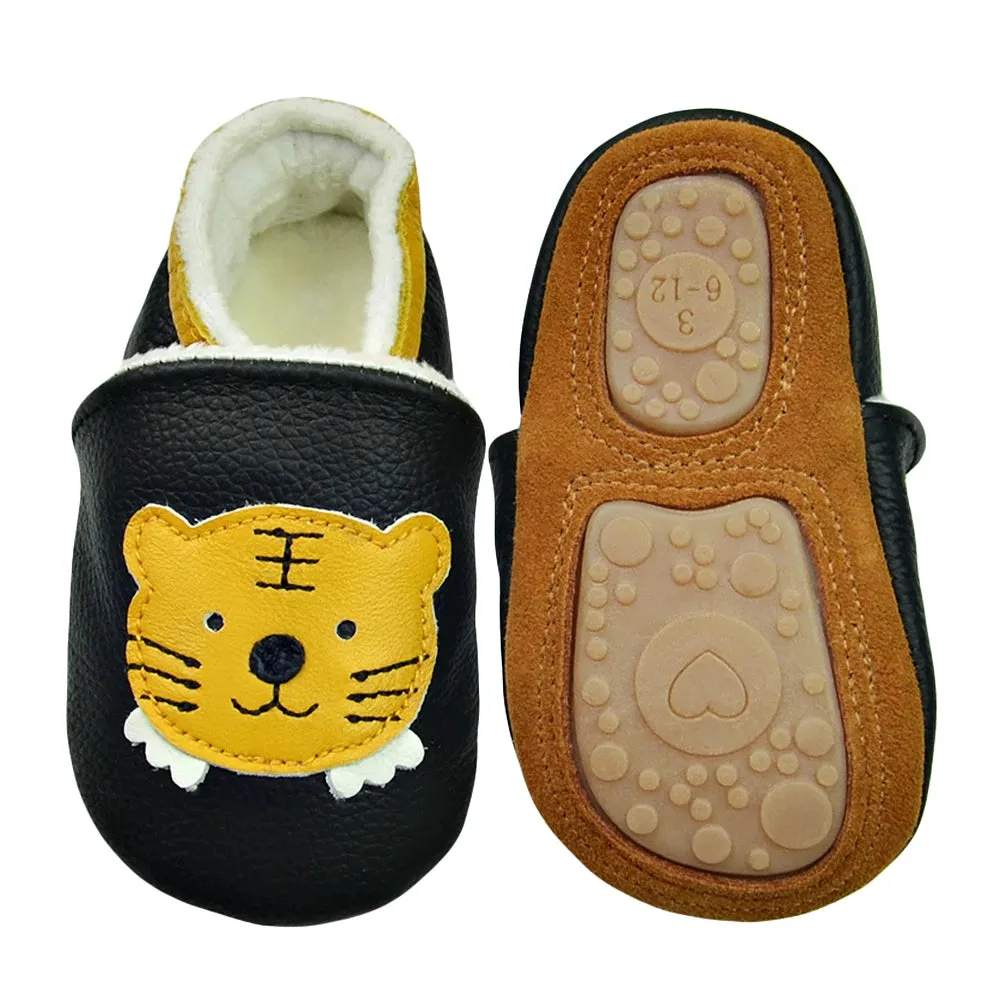 Soft Leather Baby Slip on Shoes