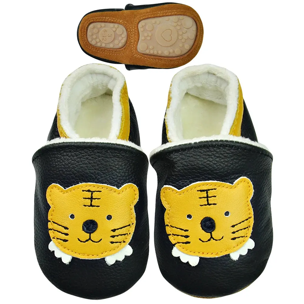 Soft Leather Baby Slip on Shoes