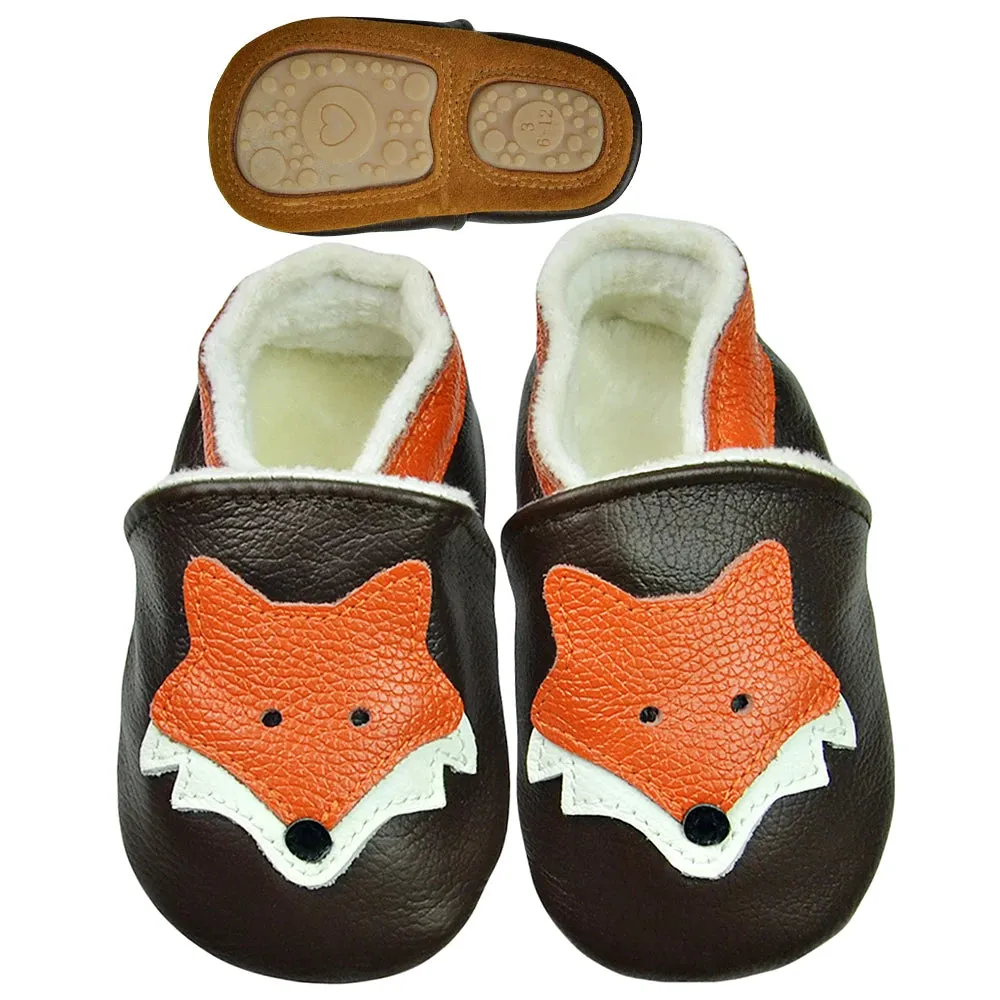 Soft Leather Baby Slip on Shoes