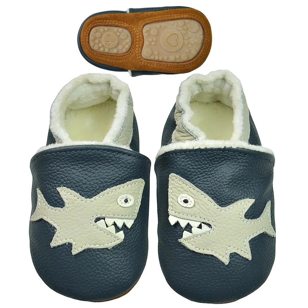Soft Leather Baby Slip on Shoes
