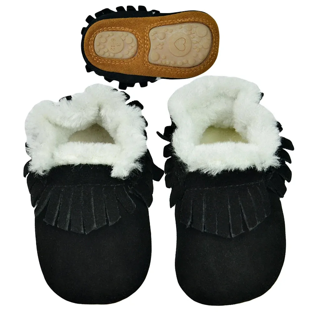 Soft Leather Baby Slip on Shoes