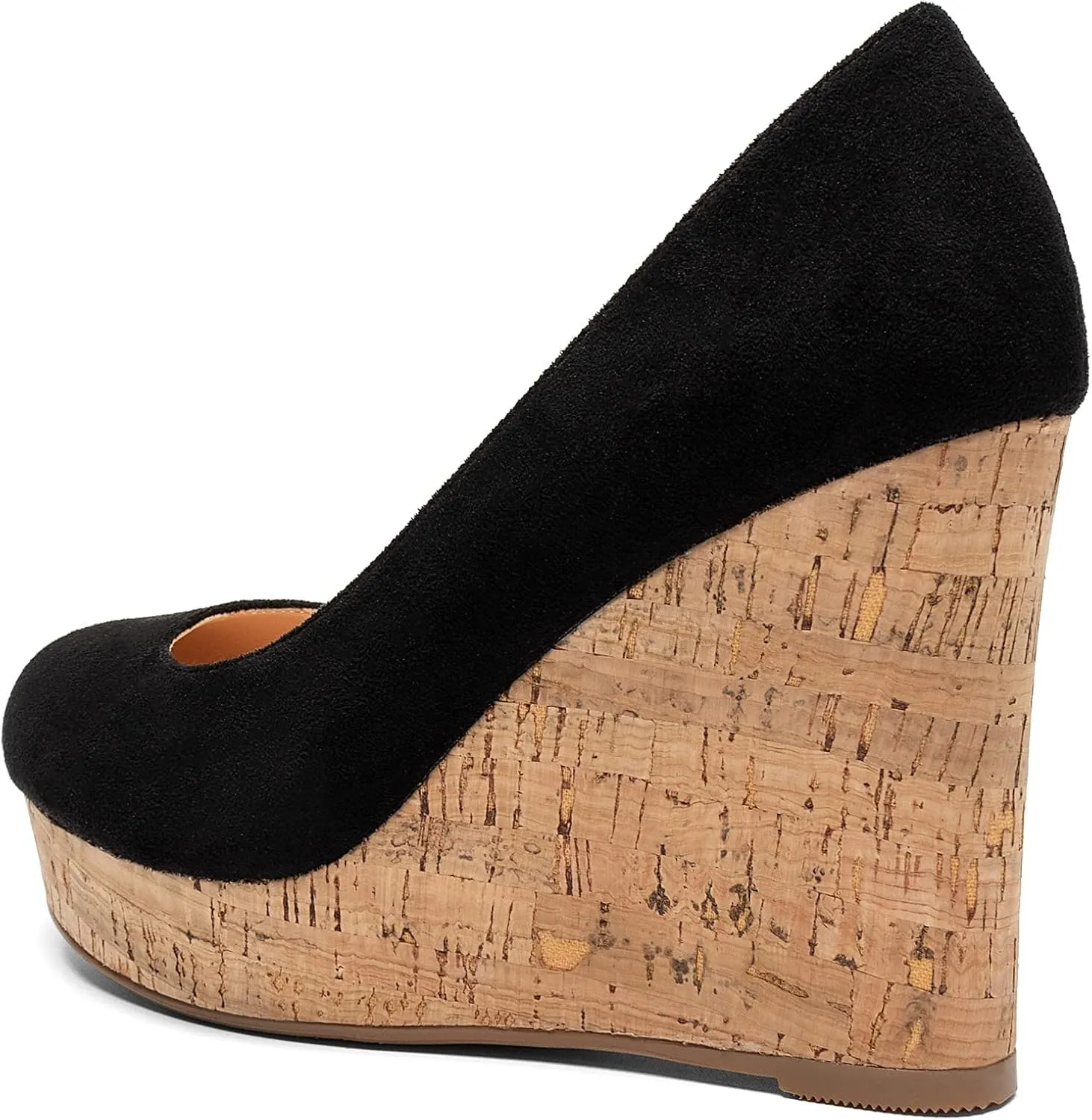 Soireelady Women's Platform Wedges Heel Pumps Slip on Platform High Heel Wedge Pump Shoes