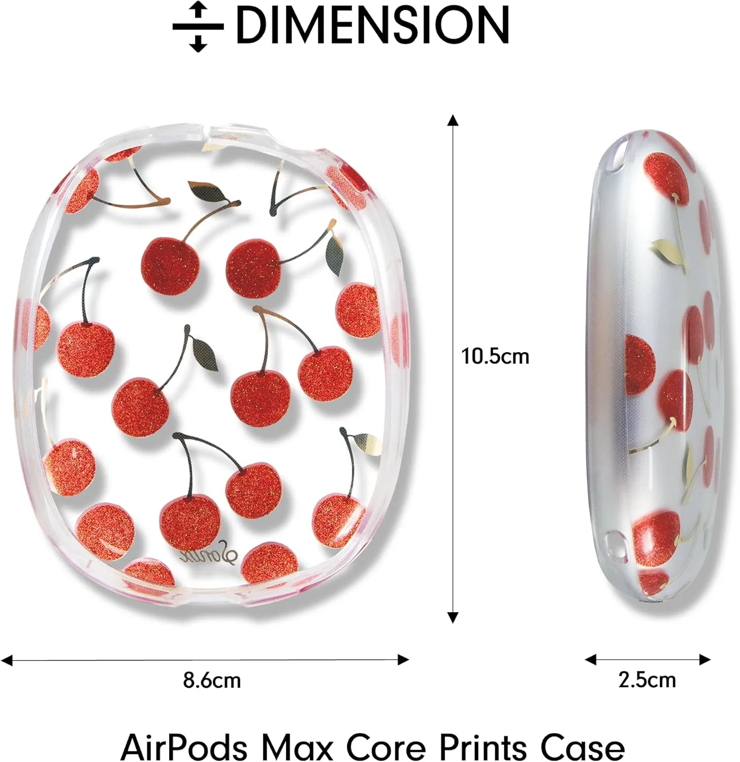 Sonix Protective Case Cover for AirPods Max Headphones | Cherry on Top