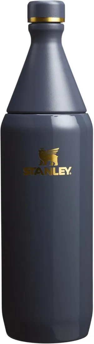 STANLEY All Day Slim Bottle 20-34 OZ | Twist off Lid with Leakproof Seal | Slim Design for Travel & Gym | Insulated Stainless Steel | BPA-Free