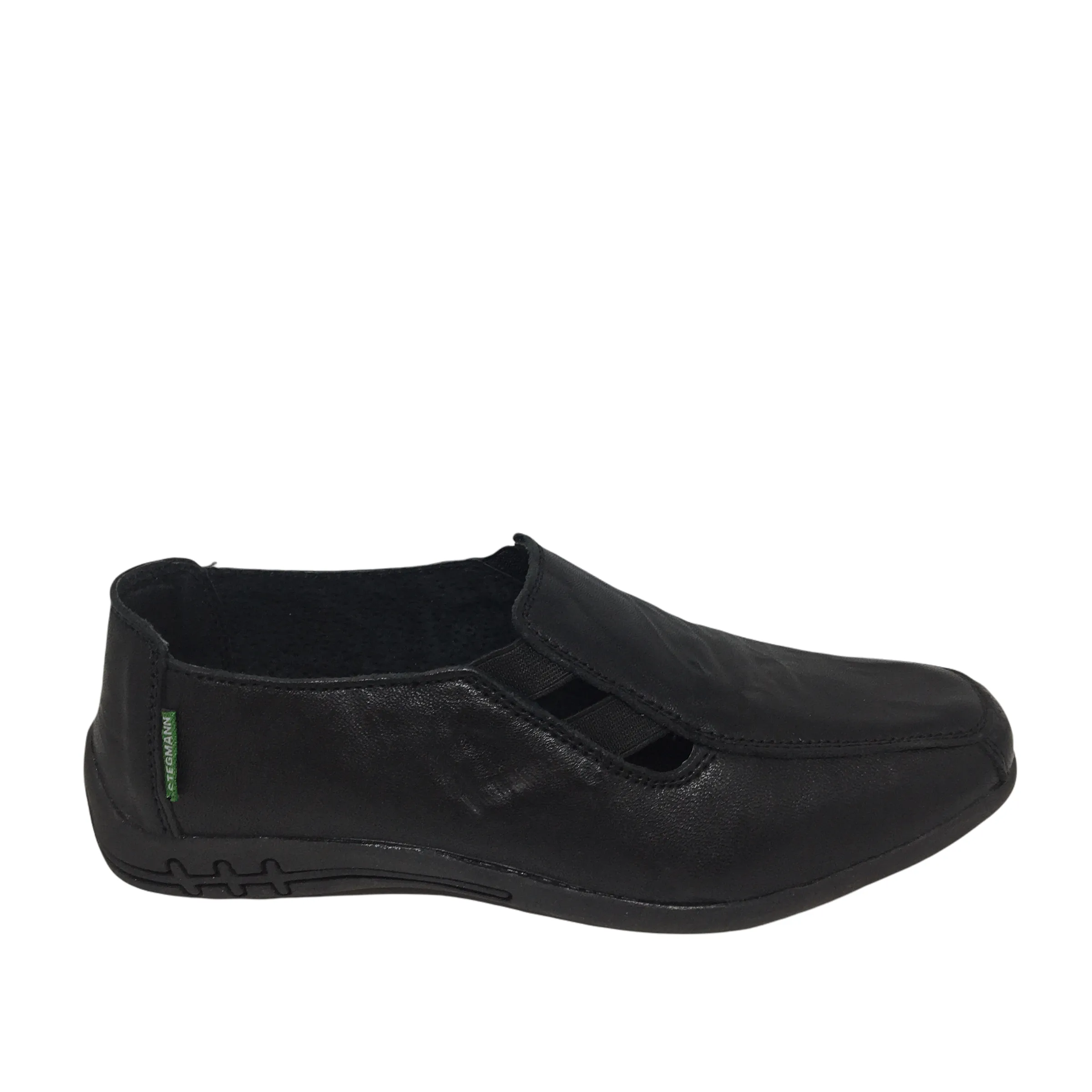 Stegmann Hendo Black Leather Slip on