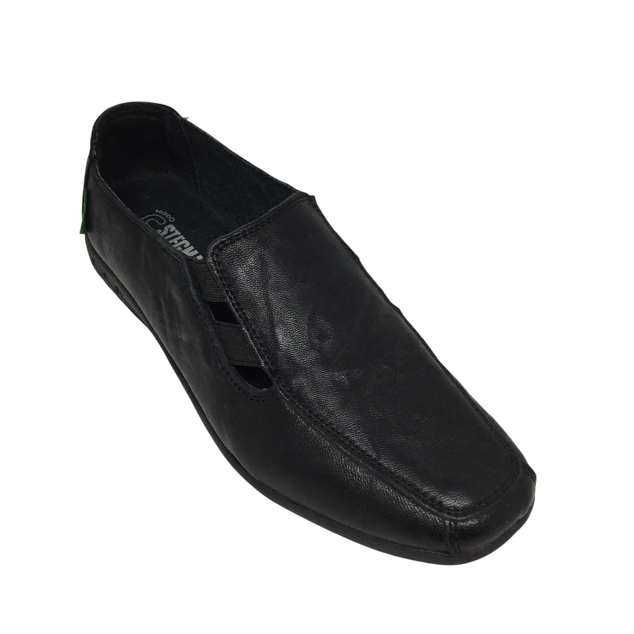 Stegmann Hendo Black Leather Slip on