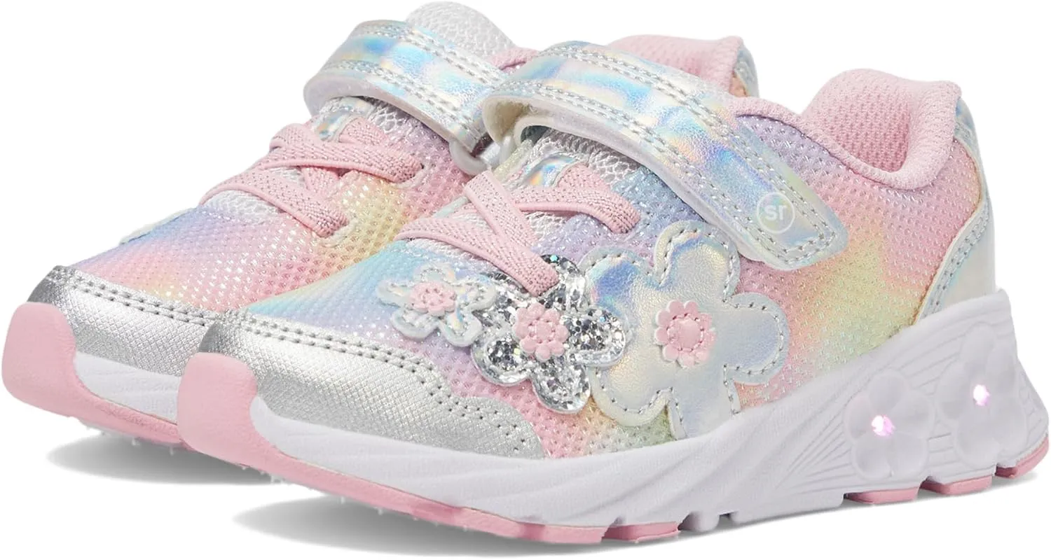Stride Rite Womens SR Lighted Glimmer 2.0 (Toddler) Multi 7 Wide