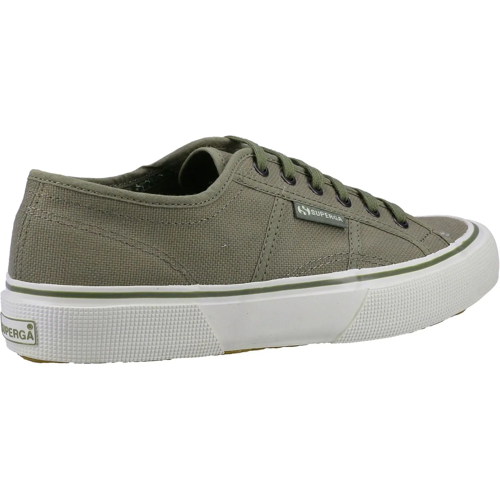 Superga Men's 2490 BOLD Trainers in Green Safari
