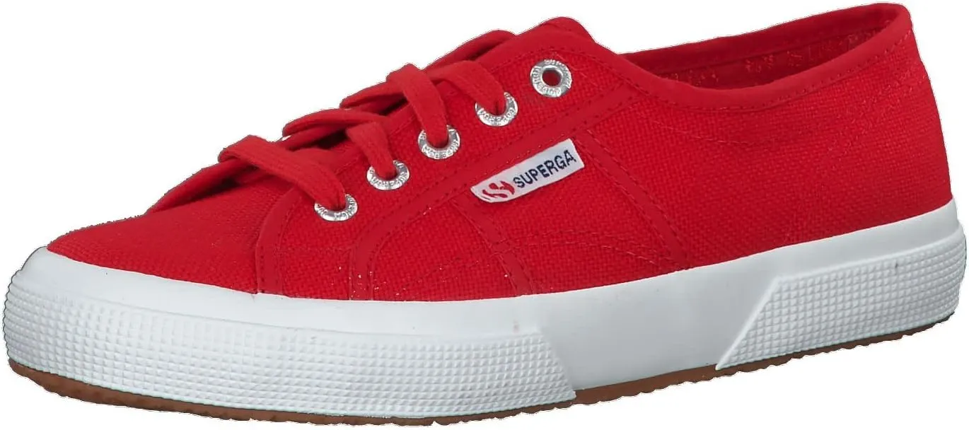 Superga Unisex Sneaker Trainers, Red White, 10.5 US Men