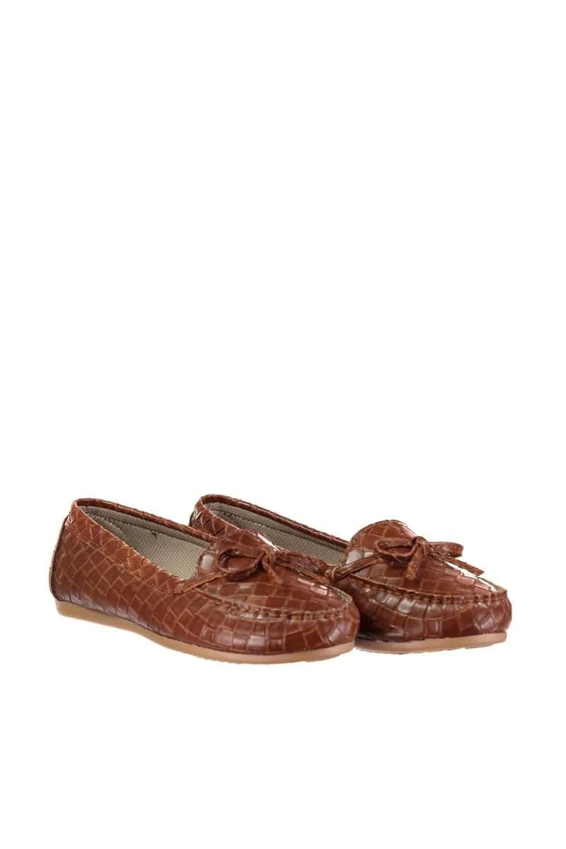 Tan Women Loafer Shoes