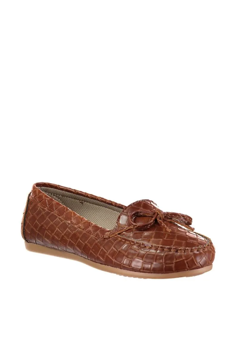 Tan Women Loafer Shoes