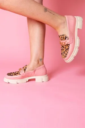 Tania Loafer Pink Leopard