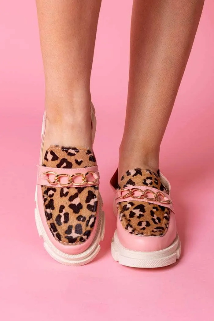 Tania Loafer Pink Leopard