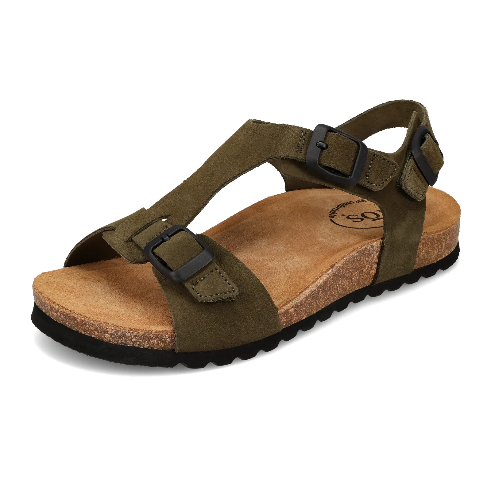 Taos MVP Backstrap Sandal (Women) - Olive Suede