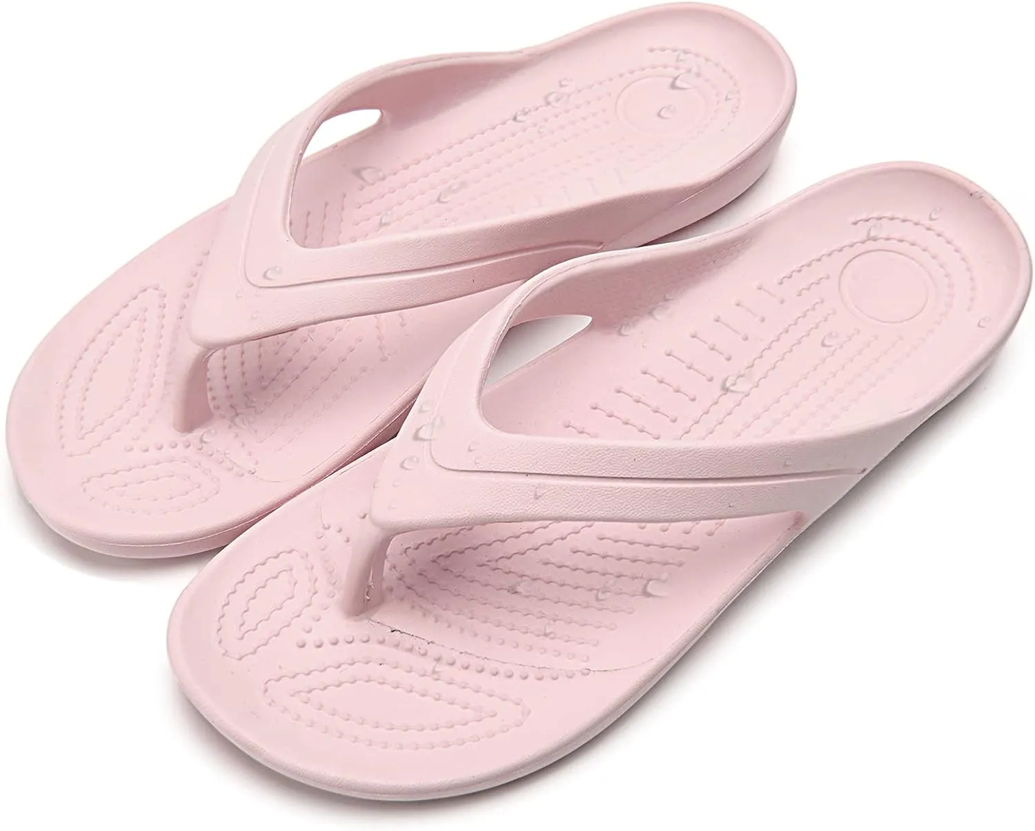 Temi Women's Flip Flops,Soft Lightweight Sandals for Women Anti Slip Casual Slippers Shower Beach Pool Bathroom Flat Slides Shoes