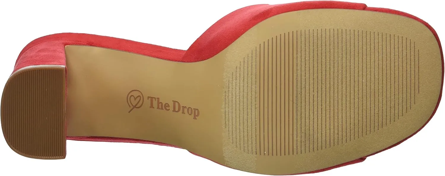The Drop Women's Pattie High Block-Heeled Mule Sandal