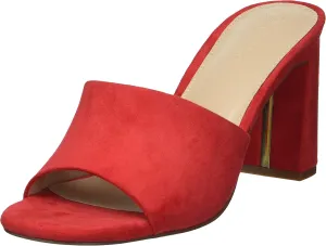 The Drop Women's Pattie High Block-Heeled Mule Sandal