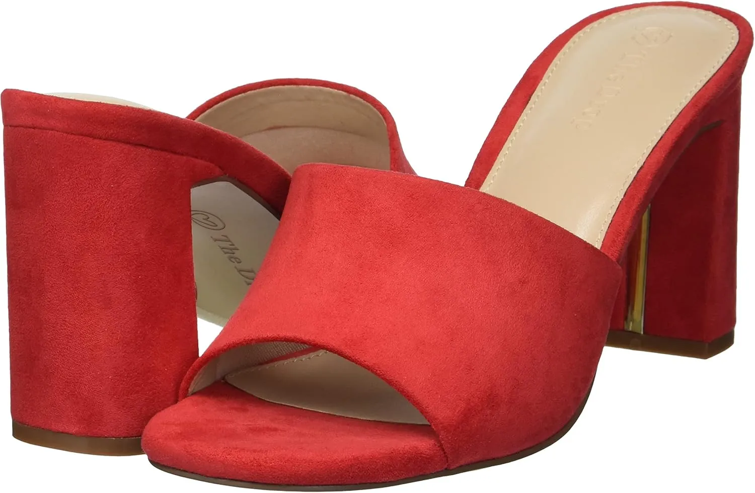 The Drop Women's Pattie High Block-Heeled Mule Sandal