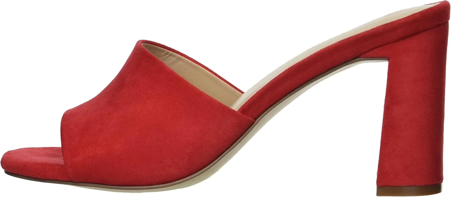 The Drop Women's Pattie High Block-Heeled Mule Sandal