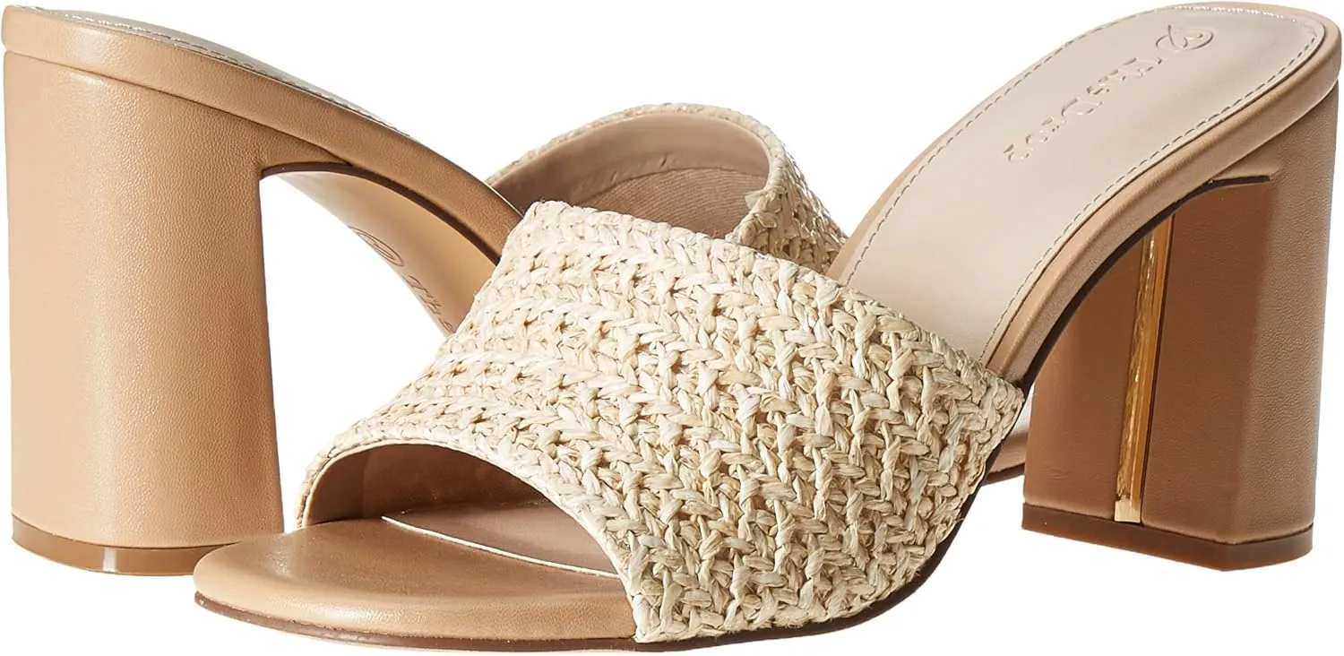 The Drop Women's Pattie High Block-Heeled Mule Sandal