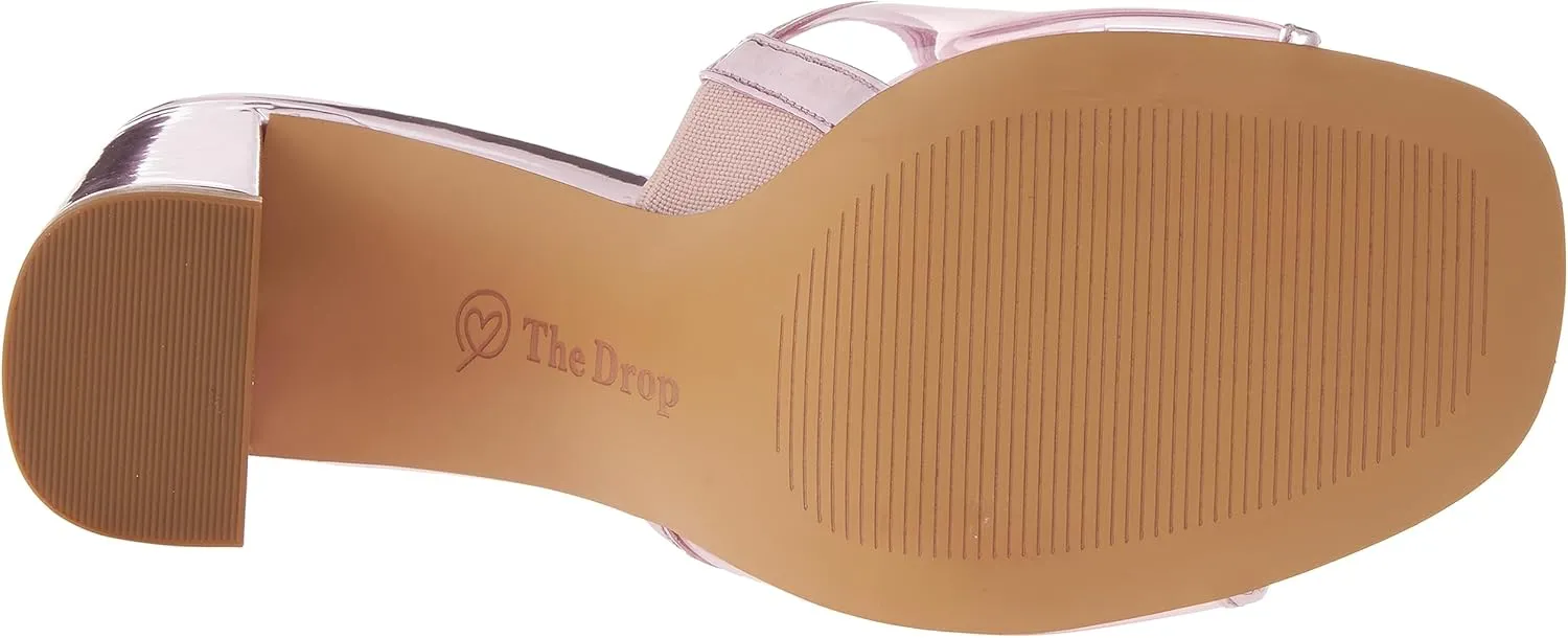 The Drop Women's Pattie High Block-Heeled Mule Sandal