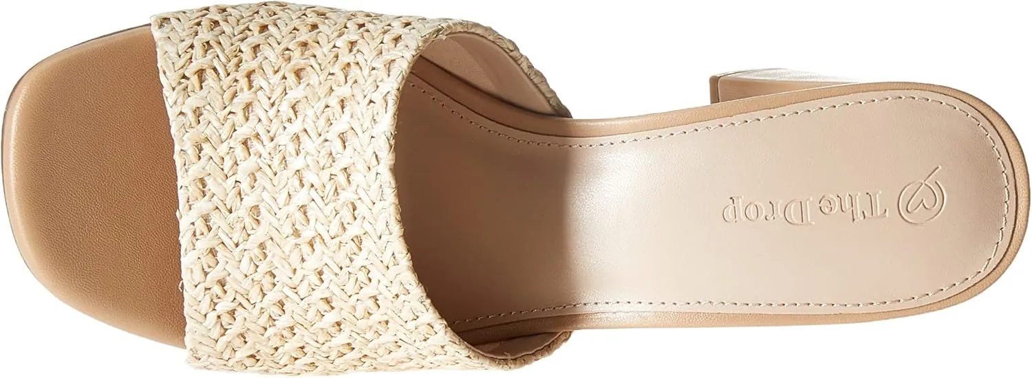 The Drop Women's Pattie High Block-Heeled Mule Sandal