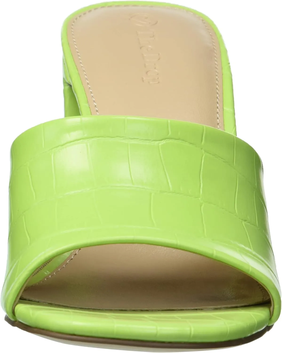 The Drop Women's Pattie High Block-Heeled Mule Sandal
