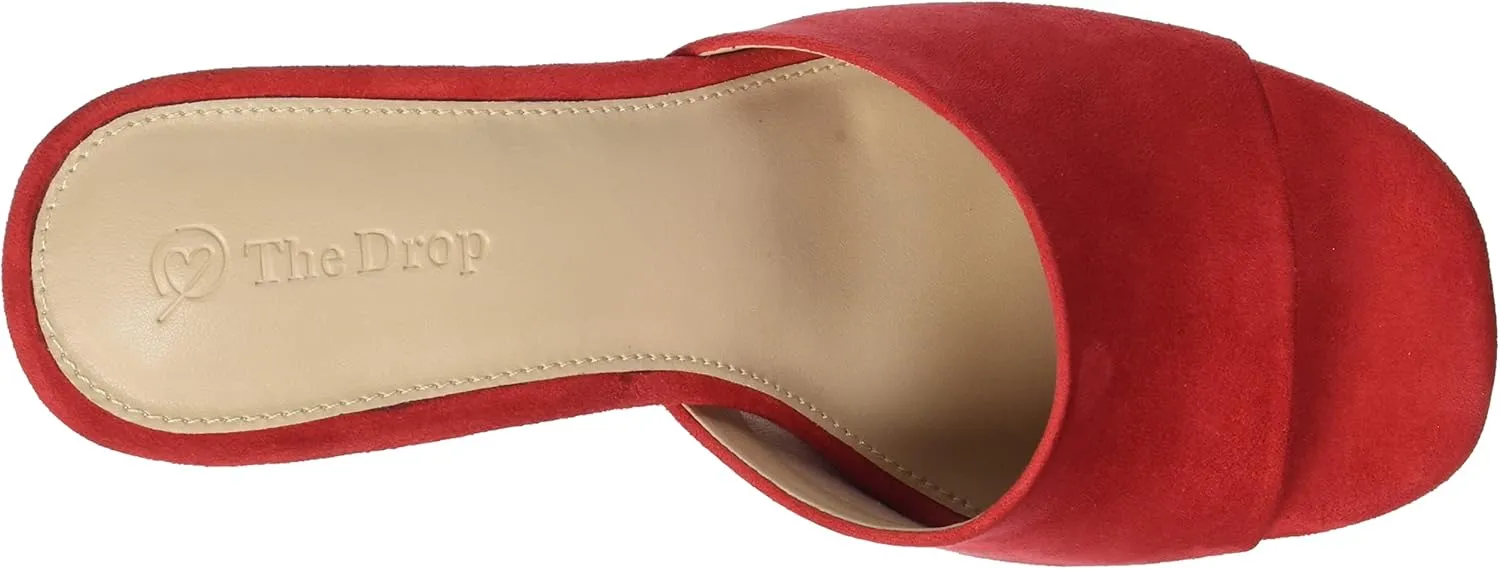 The Drop Women's Pattie High Block-Heeled Mule Sandal