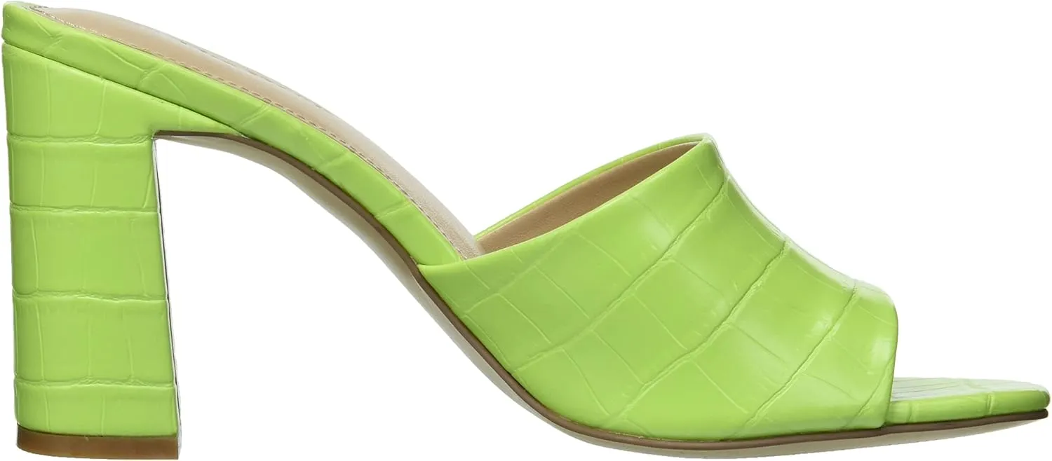 The Drop Women's Pattie High Block-Heeled Mule Sandal