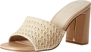 The Drop Women's Pattie High Block-Heeled Mule Sandal