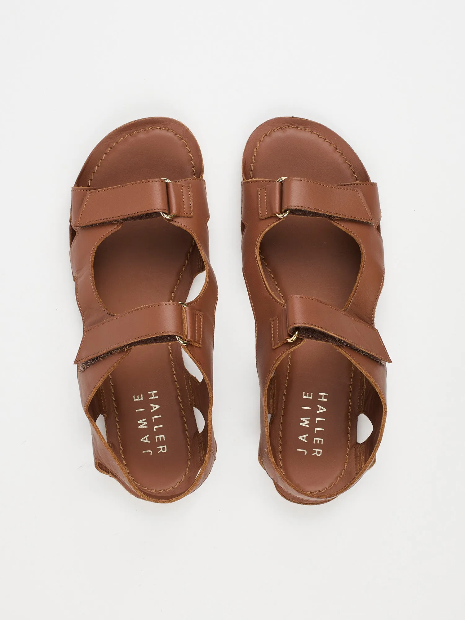 The Walking Sandal in Cognac