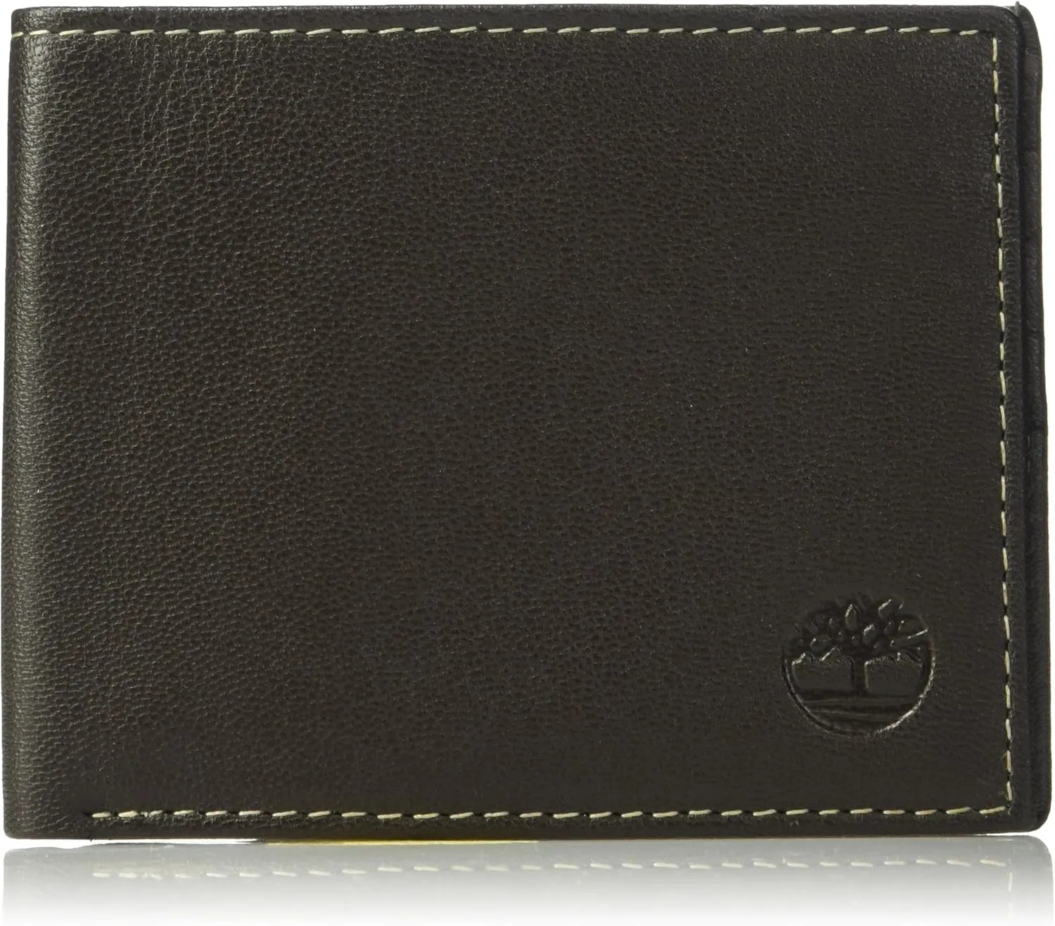 Timberland Men's Leather Wallet and Carabiner Gift Set, One Size, brown