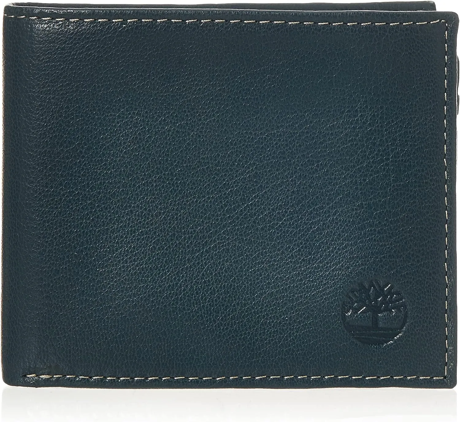 Timberland Men's Leather Wallet With Attached Flip Pocket, Navy (Blix), One Size