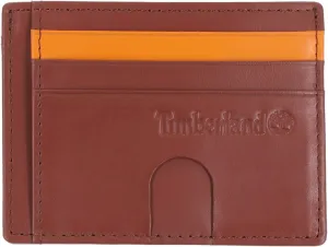 Timberland Men's Slim Leather Front Pocket Credit Card Holder Wallet