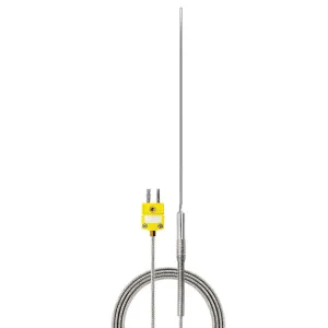 TL1915SL K-Type Inconel 600 Flexible Thermocouple Temperature Sensor Probes -40~2012°F, 1.6mm / 150mm 1.6mm /150mm