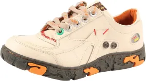 TMA EYES Women's Leather Soft Sole Non-Slip lace-up Walking Shoes